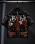 “Saint la Silent” Collection - “Trust in Silence” Graphic Zipped Tee